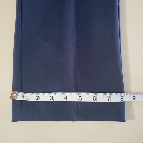 Christopher & Banks Navy Modern Fit Straight Leg Petite Trouser - Picture 7 of 14